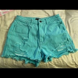 FashionNova Blue Shorts